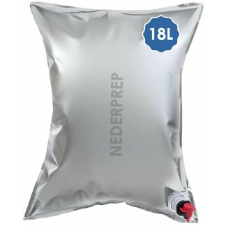 Nederprep 18 liter (mylar) leger waterzak voor 5 jaar waterrantsoen opslag