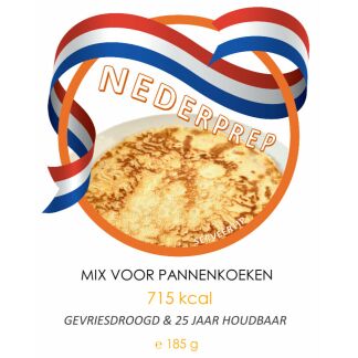 Instant pannenkoekenmix voor 5 pannenkoeken | 25 jaar houdbaar noodrantsoen