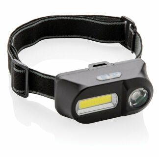 Hoofdlamp met smalle spot lamp en brede lamp | NEDERPREP