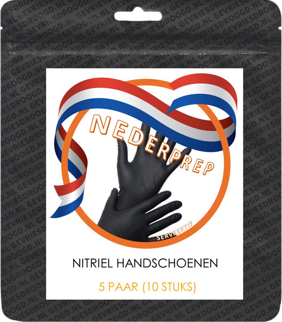 5 paar zware kwaliteit (wegwerp) Nitriel Handschoenen maat XL - Afbeelding 2