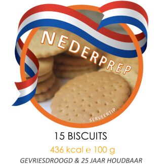 Biscuit noodrantsoen 25 jaar houdbaar | Gevriesdroogd noodpakket eten