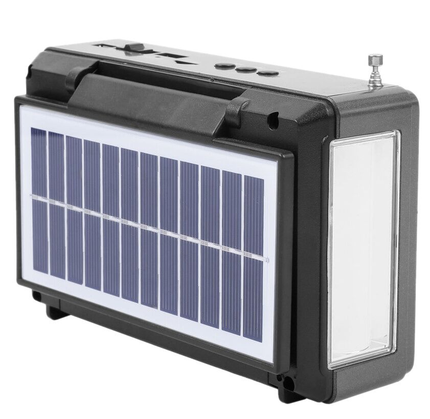 Luxe noodradio + wereldontvanger + mega zonnepaneel + lamp + MP3 + bluetooth - Afbeelding 2