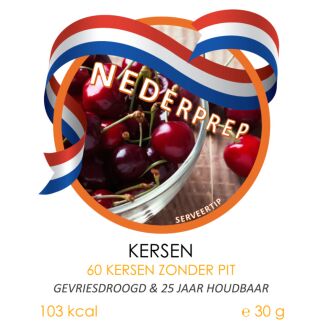Kersen | gevriesdroogd noodrantsoen | voor 300 gram
