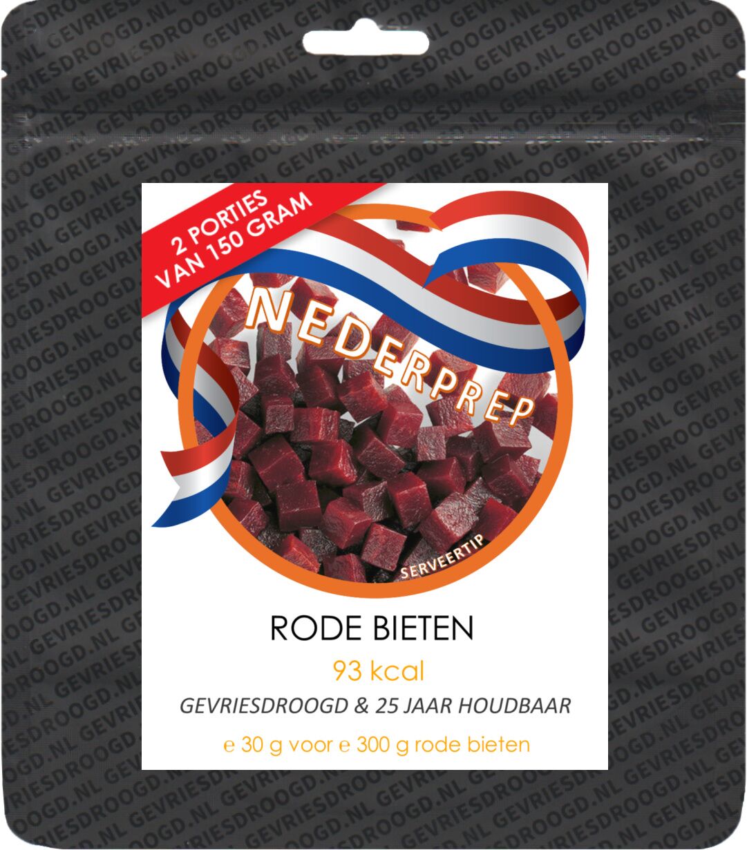 Rode bieten | gevriesdroogd noodrantsoen | voor 300 gram rode bieten - Afbeelding 3