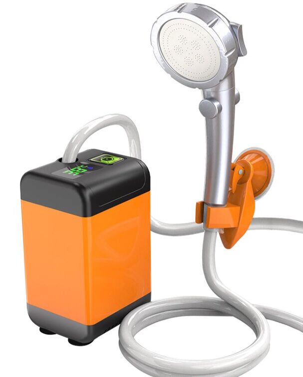 Mobiel douchesysteem, oneindig douchen met slechts 3 liter water