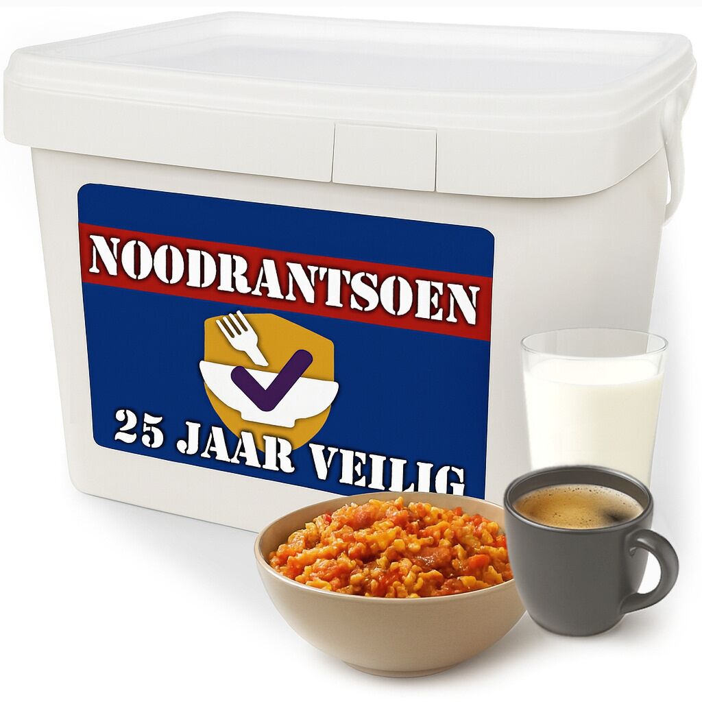 3-daags NL noodrantsoen 100% instant maaltijden | 2.000 Kcal per dag