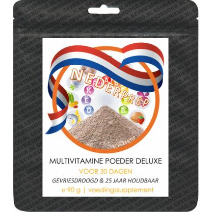 Voordeelpak | multivitaminen poeder DELUXE voor 30 dagen | NEDERPREP - Afbeelding 3
