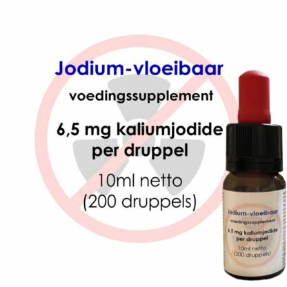 Makkelijker dan tabletten, vloeibaar Jodium 6.5mg per druppel| 200 druppels per flesje - Afbeelding 4