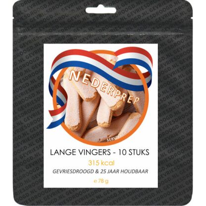 Lange vingers noodrantsoen 25 jaar houdbaar | Gevriesdroogd noodpakket eten - Afbeelding 4