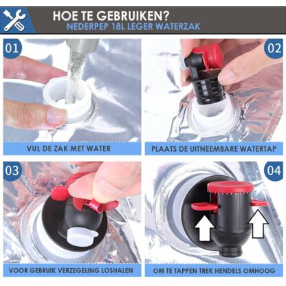 Noodrantsoen.nl 18 liter waterzak - Afbeelding 2