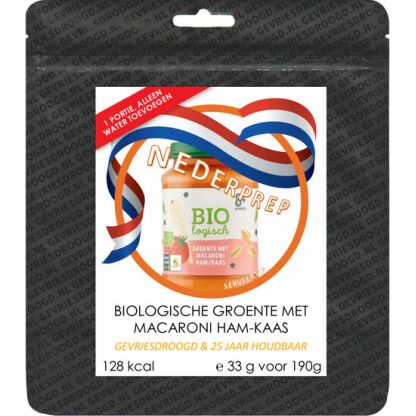 Baby noodrantsoen 25 jaar houdbaar, macaroni ham-kaas met groente | Gevriesdroogd noodpakket eten - Afbeelding 3