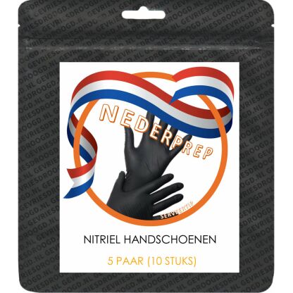 5 paar zware kwaliteit (wegwerp) Nitriel Handschoenen maat XL - Afbeelding 2