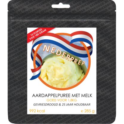 Instant aardappelpuree met melk, 8 porties | 25 jaar houdbaar gevriesdroogd noodrantsoen - Afbeelding 3