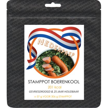 25jr houdbare stamppot boerenkool | gevriesdroogd noodrantsoen - Afbeelding 2