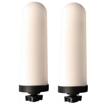 Tip: beste RVS waterfilter met kijkglaasje, keramisch, 10L reservoir, werkt zonder stroom
