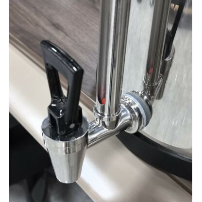 Tip: beste RVS waterfilter met kijkglaasje, keramisch, 10L reservoir, werkt zonder stroom - Afbeelding 2