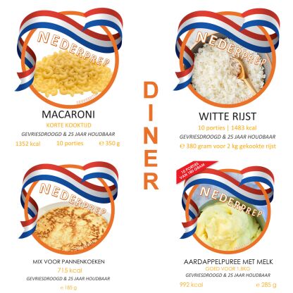 Tip: compleet NL noodrantsoen 6 maand 25jr houdbaar | 2.000 Kcal per dag | NEDERPREP - Afbeelding 7