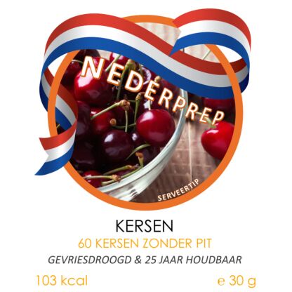 Kersen | gevriesdroogd noodrantsoen | voor 300 gram