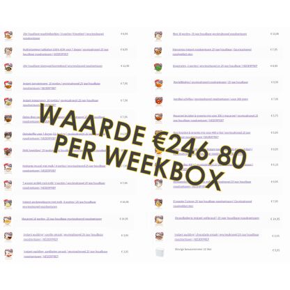Tip: luxe NL noodrantsoenen voor 1 maand, 25jr houdbaar | 2.000 Kcal per dag | NEDERPREP - Afbeelding 3
