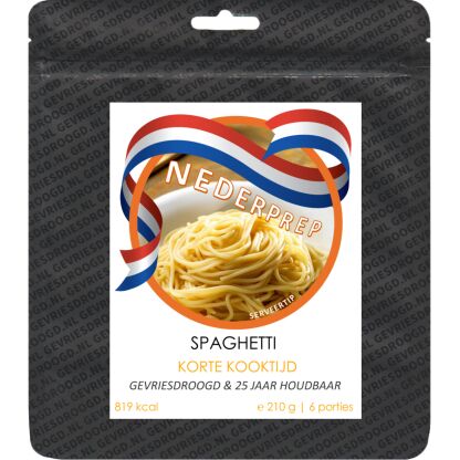 Spaghetti 6 porties, 25 jaar houdbaar gevriesdroogd noodrantsoen - Afbeelding 3