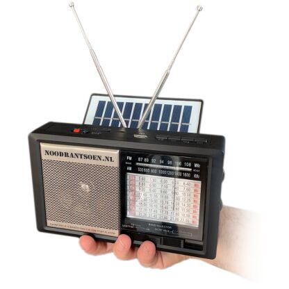 Noodrantsoen.nl zonnepaneel noodradio - Afbeelding 3