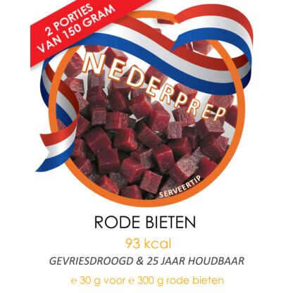 Rode bieten | gevriesdroogd noodrantsoen | voor 300 gram rode bieten
