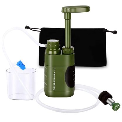 Noodrantsoen.nl leger waterfilter – 3.000Liter met 2 jr garantie – filtert PFAS bacteriën en micro-plastics, werkt zonder stroom- BPA-vrij drinkwater - Afbeelding 4