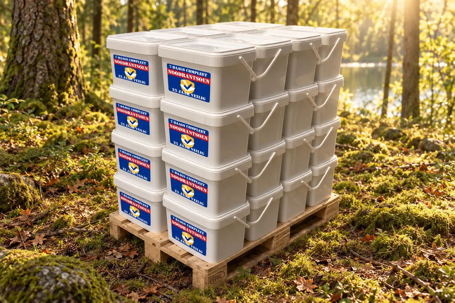 6-maandenpallet met 26 weekboxen