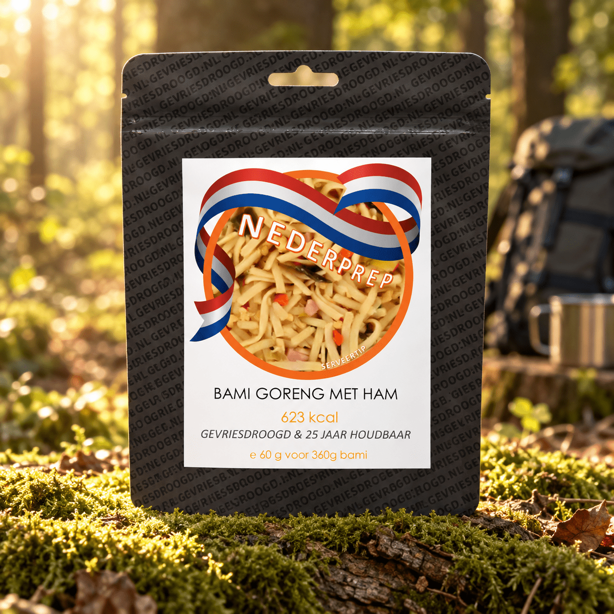 Bami goreng met ham