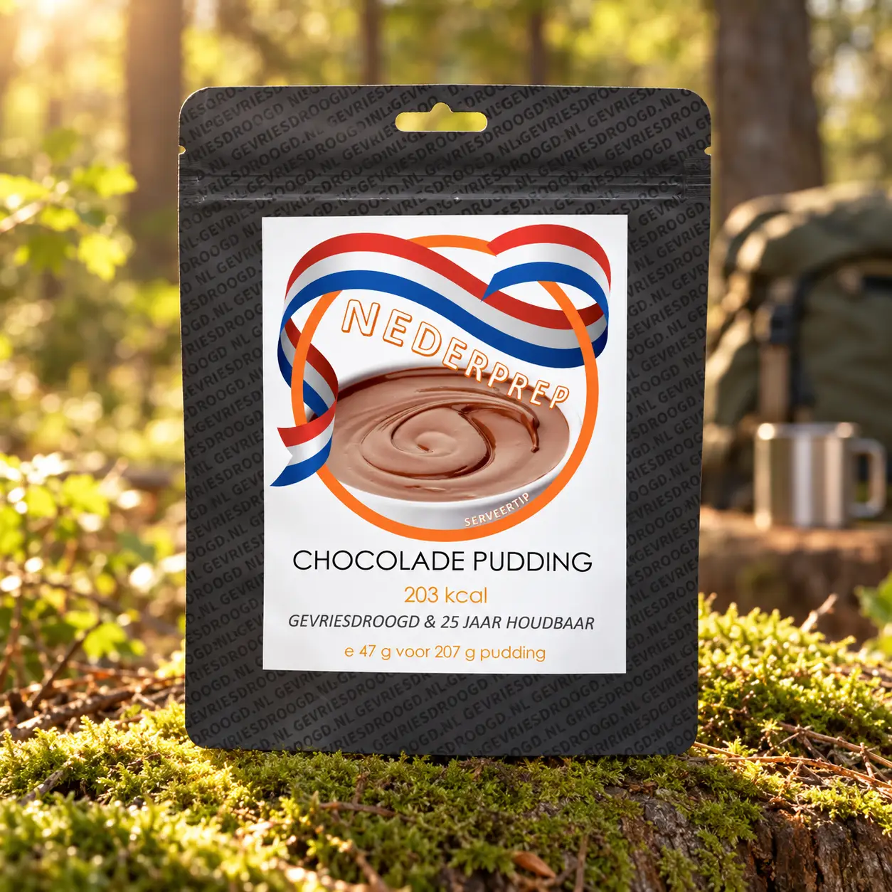 Nederprep chocoladepudding