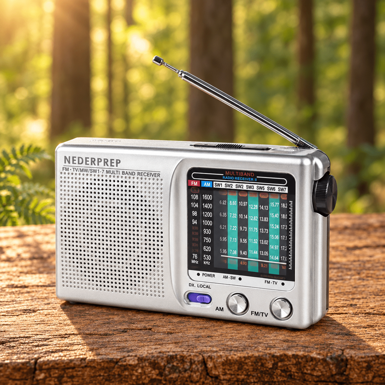 Radio op batterijen