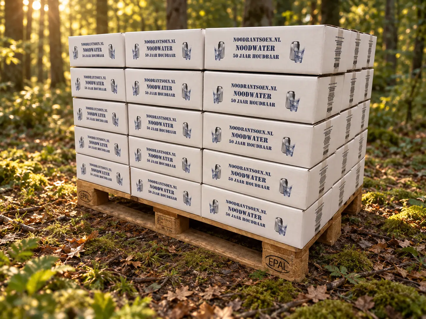 45 dozen drinkwater van 8 liter