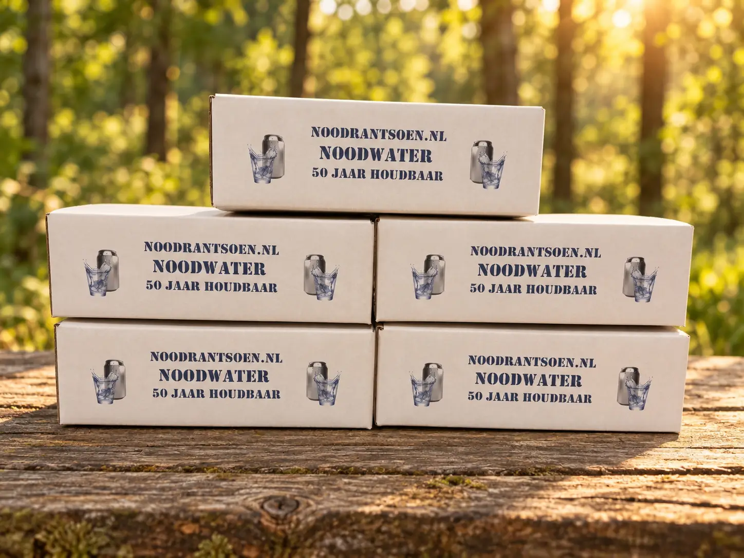 5 dozen drinkwater van 8 liter per doos