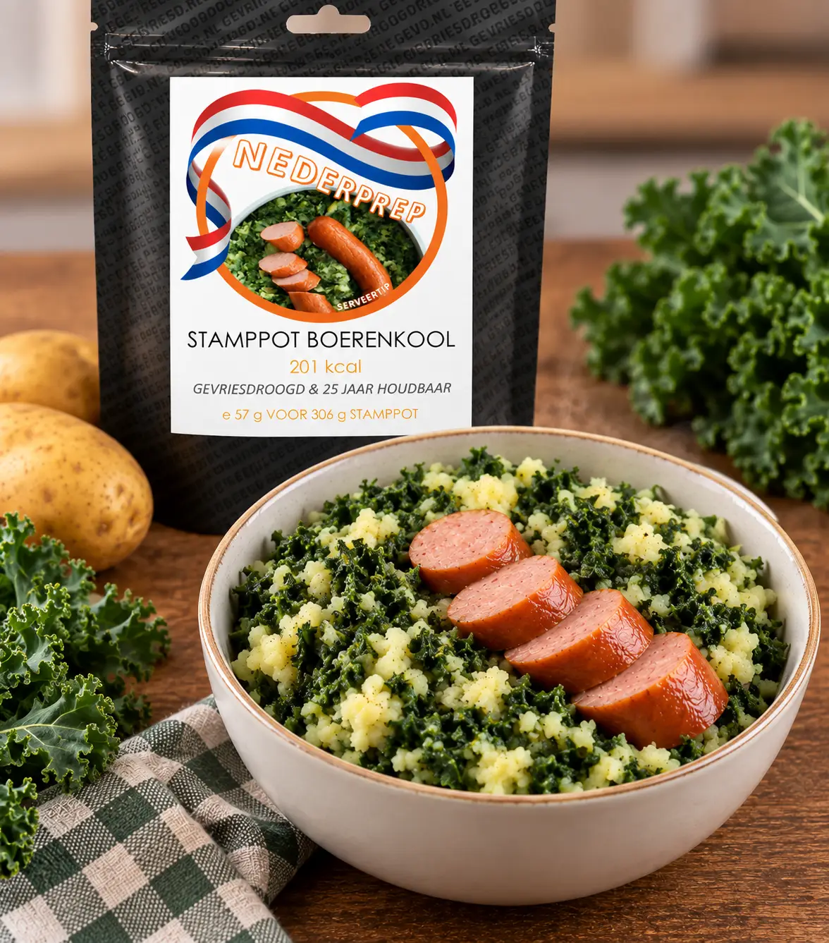 Stamppot boerenkool – serveersuggestie