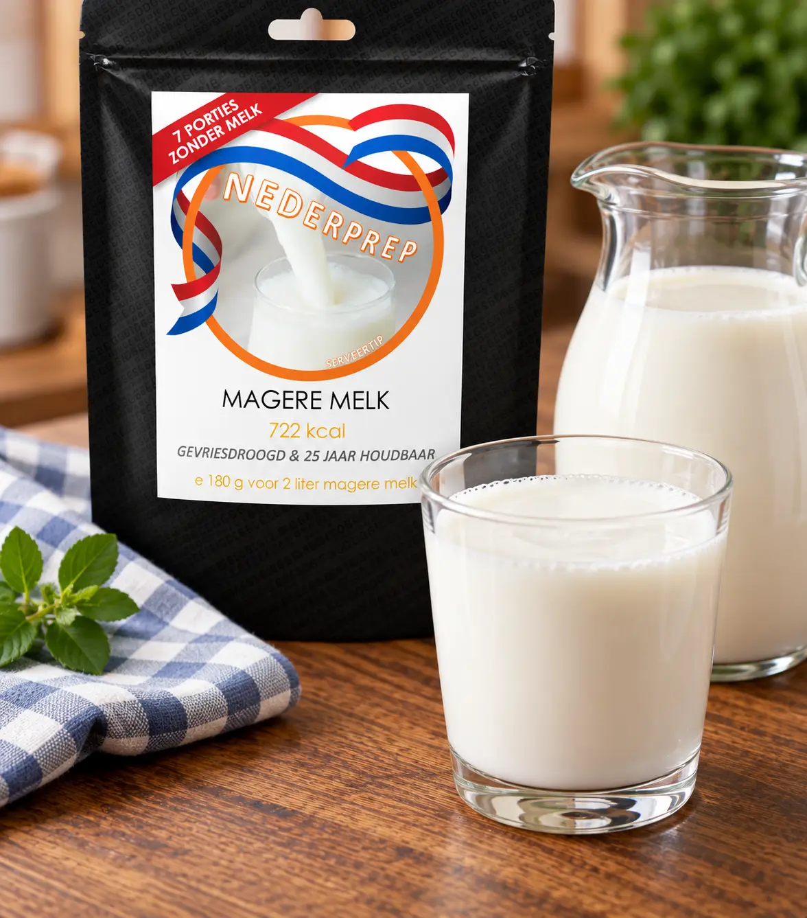 Melk uit je voorraad – serveersuggestie