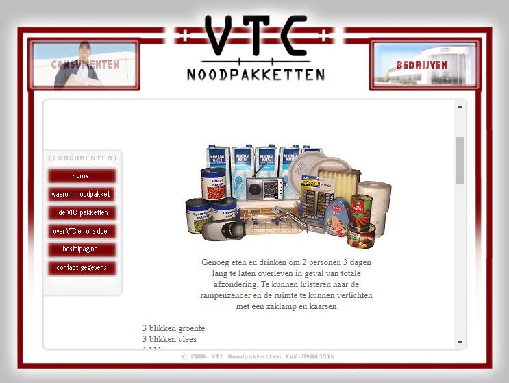 VTC noodpakketten 2006