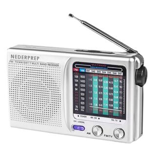 Basisradio op batterijen FM/AM/Wereldontvanger